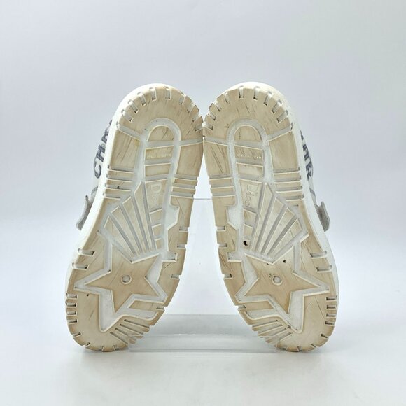 Christian Dior Dior-ID White Thick-Soled Lace-Up Sneakers Womens 37.5 - Picture 8 of 9